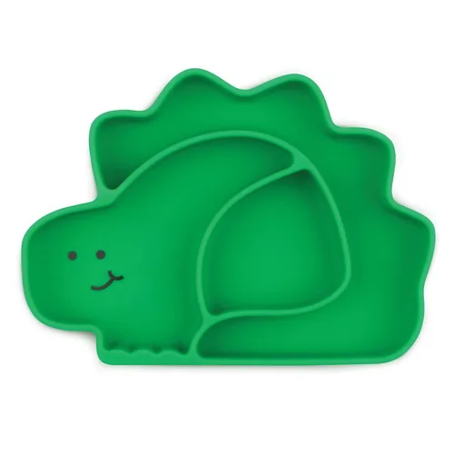 Vista 7 de Plato de succión Bumkins para niños pequeños y bebés, plato de silicona con agarre, para bebés y niños, alimentación guiada por el bebé, suministros