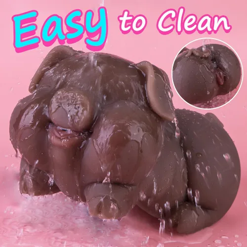 Vista 4 de Muñeca sexual realista para hombres, masturbador masculino de cerdo con vaginal apretado y anal profundo, juguete sexual de tamaño completo, lindo