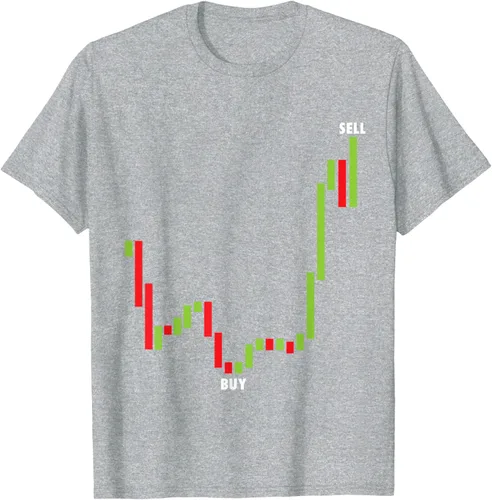 Vista 36 de Funny Day Trading Comprar Baja Venta Alta Stock Trading Camiseta Negro