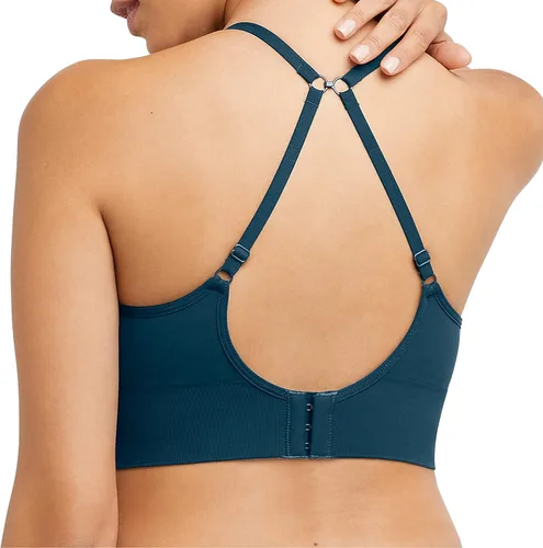 Vista 4 de Maidenform Bralette sin costuras para mujer, sin costuras, sin varillas, estilo camiseta convertible