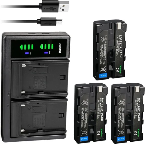 Vista 6 de Kastar NP-F580 LTD2 USB Battery Charger Replacement for L Series NP-F530 NP-F550 NP-F570 NP-F750 NP-F770 NP-F930 NP-F950 NP-F960 NP-F970 NP-F980