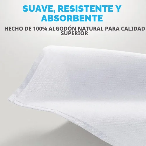 Vista 4 de SIMPLI-MAGIC Paquete de 12 paños de cocina de 24 x 24 pulgadas – 100% algodón, sin pelusas, paños de cocina de alta absorción, perfectos para Saco