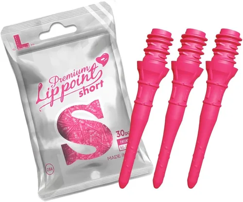 Vista 3 de L-style Premium Lippoint - Soft Tip Dart Points - Short Length Negro