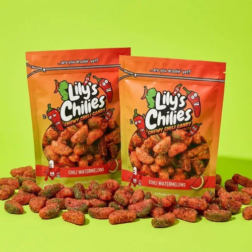 Vista 7 de Lilys Chilies, Caramelos masticables agrios y chiles (cinturones de manzana con chile)