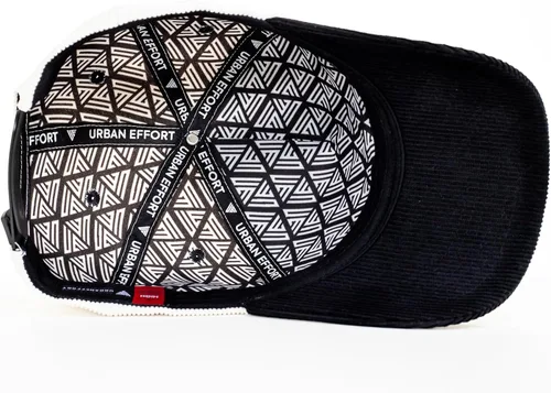 Vista 2 de Urban Effort Specialty Mens Snapback Hat - Curved Brim A Frame Adjustable Trucker Cap for Men and Women negro-pana