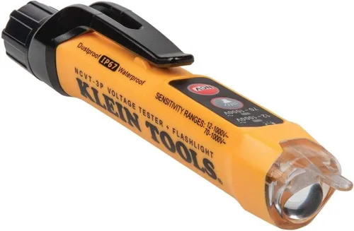 Vista 2 de Klein Tools Probador de voltaje NCVT3P + paquete de probador de salida GFCI RT250