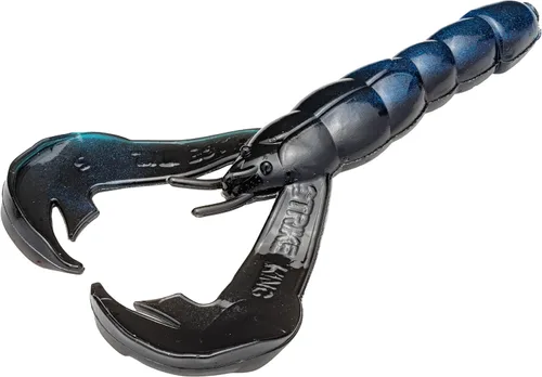 Vista 11 de Strike King Rage Tail Cangrejo Ámbar Verde Negro