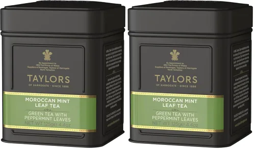 Vista 12 de Taylors of Harrogate Pétalo de rosa de China, té negro, hoja suelta, lata de 4.41 onzas, fragante, delicado y floral, con cafeína, té de hoja entera