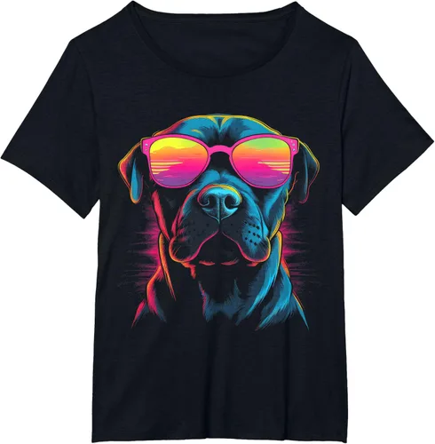 Vista 27 de Pit Bull Mom Dog Lover Colorido Artistic Pitbull Owner - Camiseta para mujer, Negro