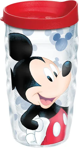 Vista 15 de Tervis Vaso aislado de doble pared Disney Groovin Mickey hecho en Estados Unidos mantiene las bebidas frías y calientes, 16 onzas, clásico