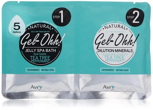 Vista 10 de AvryBeauty Gel-Ohh Jelly Spa Bath paquete de 3, Citrus Fresh, aroma cítrico, vitamina C, pedicura de gelatina, servicios de salón, pedicura