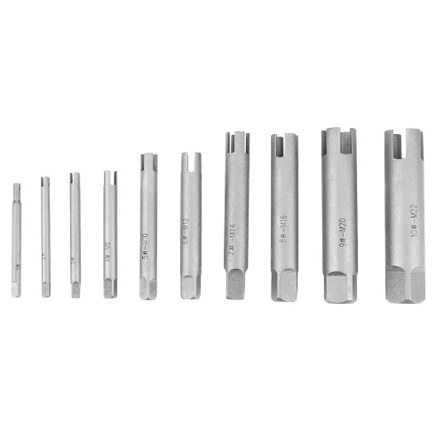 Vista 8 de Juego de extractor de tornillos de cabeza rota, juego de extractor de tornillos rotos, kit de extracción de tornillos rotos, kit de extracción