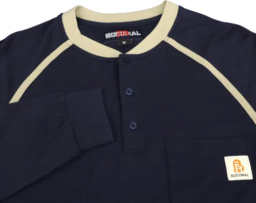 Vista 11 de BOCOMAL FR Shirts - Camisa ligera de 5.5 onzas de manga corta y resistente al fuego/ignífuga