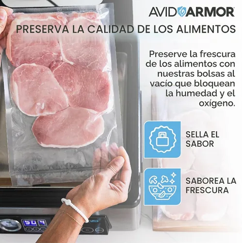 Vista 7 de Avid Armor Bolsas para máquina de cámara de 3.5 mil, bolsas de sellado al vacío de cámara precortadas, bolsa de sellado resistente, sellador