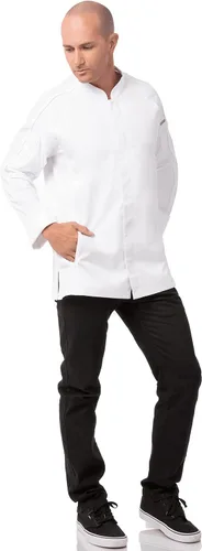 Vista 2 de Chef Works Abrigo de chef Valencia para hombre
