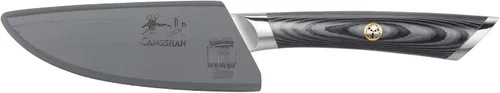 Vista 2 de Cangshan NAKA Series 503138 - Cuchillo de pelar de 3,5 pulgadas con funda, acero forjado X-7