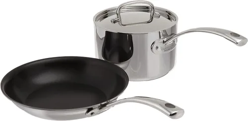 Vista 3 de Cuisinart Horno Holandés Clásico Francés de Acero Inoxidable Tri-Ply de 4.5 Cuartos con Tapa
