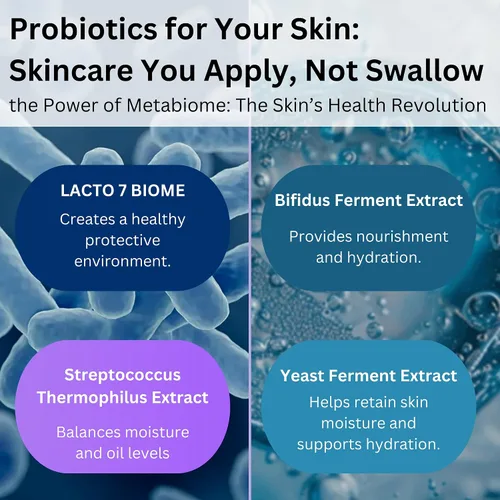 Vista 4 de Metabiome - Almohadillas de tóner coreanas para el cuidado de la piel de la cara transparente, exfoliante calmante de algodón, almohadilla