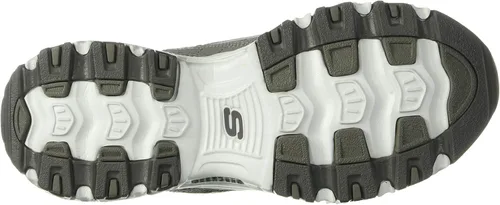 Vista 4 de Skechers D'Lites - Tenis de espuma viscoelástica con cordones para mujer