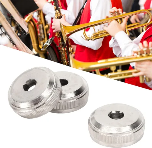 Vista 5 de Válvula de trompeta, 3 piezas de reparación de trompeta de pistón de tornillo de metal para accesorios de repuesto para instrumentos musicales (#2)