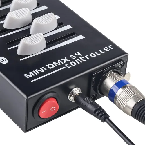 Vista 5 de Controlador DMX 54 Canales Mini DMX 512 para DJ, Escenario y Luces LED