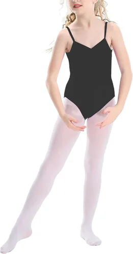 Vista 2 de Leotardo de baile para niñas, leotardos de ballet para mujer, para gimnasia, camisola frontal