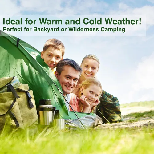 Vista 4 de Paquete de 10 tiendas de campaña a granel para 2 personas sin hogar, exploradores, camping, mochileros, impermeables, ligeras, fáciles de instalar