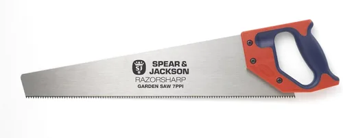 Vista 7 de Spear & Jackson Sierra de aislamiento, rango Predator Hoja de acero al carbono de 14 pulgadas para cortes limpios y de reducción de partículas