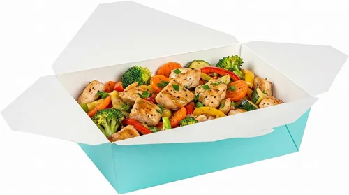 Vista 40 de Restaurantware Bio Tek - Cajas para llevar de 30 onzas, 200 loncheras para llevar, cierre de tabulación, resistentes al calor, desechables, de papel
