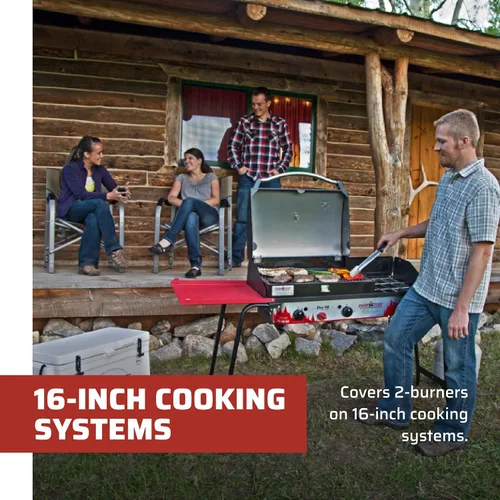Vista 4 de Camp Chef BB90L Caja de Parrilla Barbacoa Profesional para Estufas Orange Flame de 16