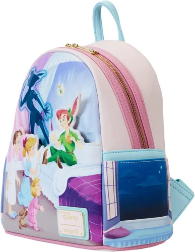 Vista 2 de Loungefly Disney Mini mochila Peter Pan Shadow, exclusiva de Tienda