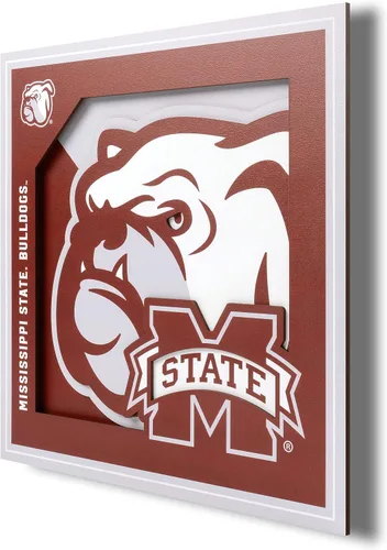 Vista 45 de YouTheFan NCAA Texas A&M Aggies - Arte de pared de la serie de logotipos 3D - 12x12 pulgadas