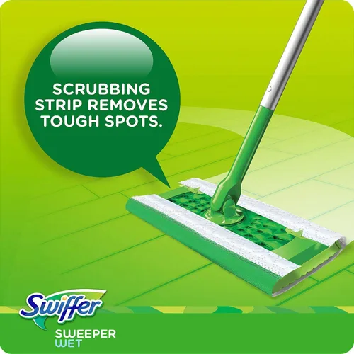 Vista 3 de Swiffer Sweeper - Recambio de paño húmedo, color blanco, 64