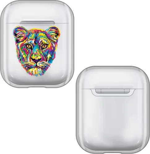 Vista 19 de Head Case Designs P.D. Moreno - Funda de carga de cristal duro transparente con licencia oficial de P.D. Moreno, con diseño de animales