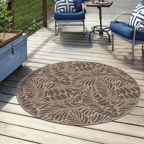 Vista 15 de Keen Home Design Terrace - Alfombra lavable de 8 x 10 pies para patio, cocina, balcón, playa, jardín, terraza y porche, tamaño: 7 pies 7 x 10 pies