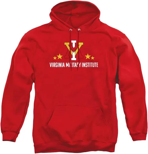 Vista 6 de LOGOVISION Sudadera con capucha unisex para adultos del Instituto Militar de Virginia