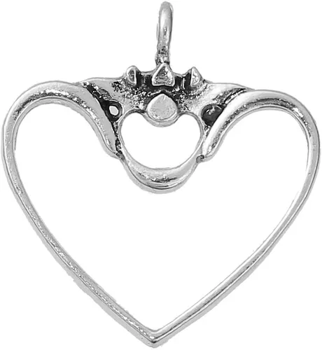 Vista 7 de Sexy Sparkles Medical Anatomical 3D Charm Pendant – Unisex Accessory for Necklaces, Bracelets, and Keychains
