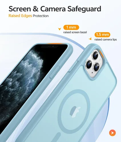 Vista 558 de FNTCASE Funda para Motorola Moto G-Stylus-5G-2025: Funda magnética translúcida mate a prueba de golpes para Moto G Stylus 2026, funda protectora