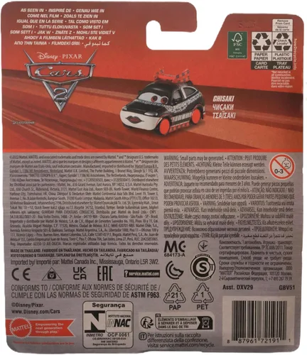 Vista 3 de Disney Pixar Cars Chisaki - Metal