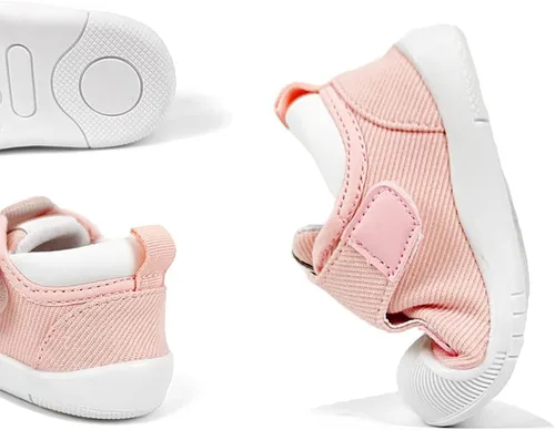 Vista 4 de OAISNIT Zapatos deportivos ligeros para bebés, niños y niñas, transpirables, antideslizantes, para primeros pasos