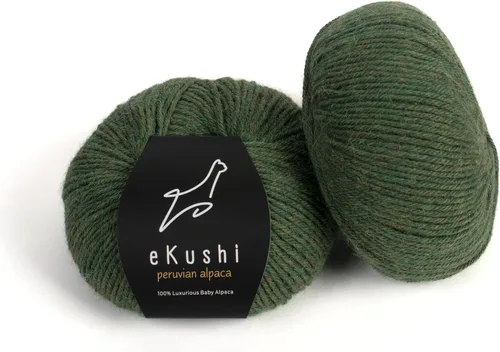 Vista 17 de 100% Hilo de Alpaca Baby para Tejer y Ganchillo - 1 Cono de Hilo Premium DK - Ligero, Hipoalergénico y Térmico Hecho en Perú - Ideal para Proyectos