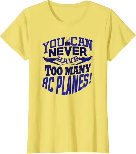 Vista 26 de RC Plane You Can Never Have Too Many RC Aviones Hobby Lover - Camiseta, gris, S