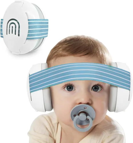 Vista 13 de Orejeras para bebés con protección contra el ruido para bebés de hasta 36 meses Blanco