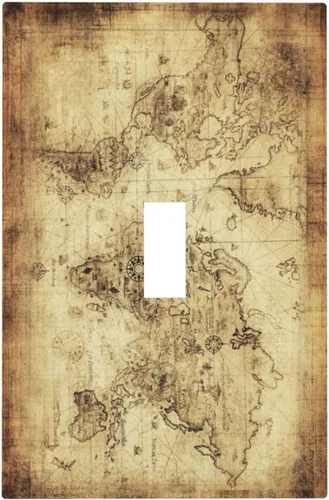Vista 93 de Cubierta de placa de pared IOFNG Bandera Americana de EE. UU. de otoño, hojas de caza, astas de ciervo, antílope, interruptor de luz de toma única