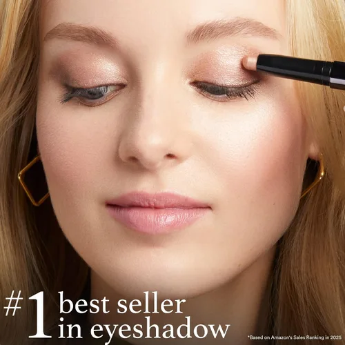 Vista 3 de Julep - Sombra de ojos 101 de crema a polvo, impermeable, barra con sombra de ojos – brillo perla – duradera, a prueba de arrugas, sombra de ojos