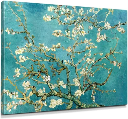 Vista 22 de IPIC - Campo de trigo con cuervos, reproducción artística de Vincent Van Gogh. Lienzo de giclée para decoración del hogar 10#F (20 x 16)