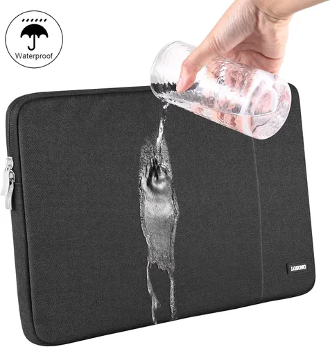 Vista 5 de Funda para monitor portátil de 15.6 pulgadas, funda protectora de transporte para la mayoría de monitores de 16.1/15.6 pulgadas, bolsa portátil