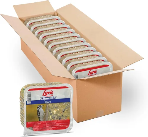Vista 2 de Pasteles de Sebo Lyric Supreme de Semillas para Aves Silvestres, 12 oz. (Paquete de 12)