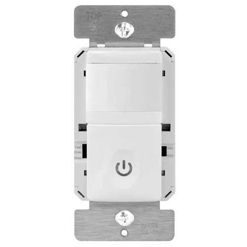 Vista 4 de Enerlites - Apagador de luz activado por sensor de movimiento de presencia y ausencia, iluminación nocturna LED inteligente, 1 Occupancy/Vacancy