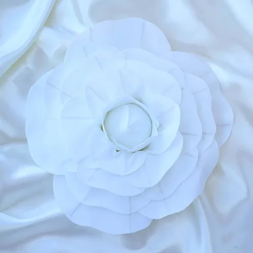 Vista 14 de Efavormart - Rosas de espuma 3D grandes para decoración de bodas, paquete de 4 flores artificiales de 12 pulgadas, color oro rosa, ramo de bricolaje